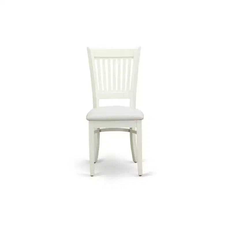 Sillas de comedor con motivos africanos - Asiento de tela de lino y respaldo de listones