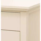 Mesita de Noche Beige de 26x24x18 con Estante Abierto y Tablero Espacioso, Mesita de Noche Informal para Almacenamiento en el Dormitorio y Acabado Neutro con Estilo
