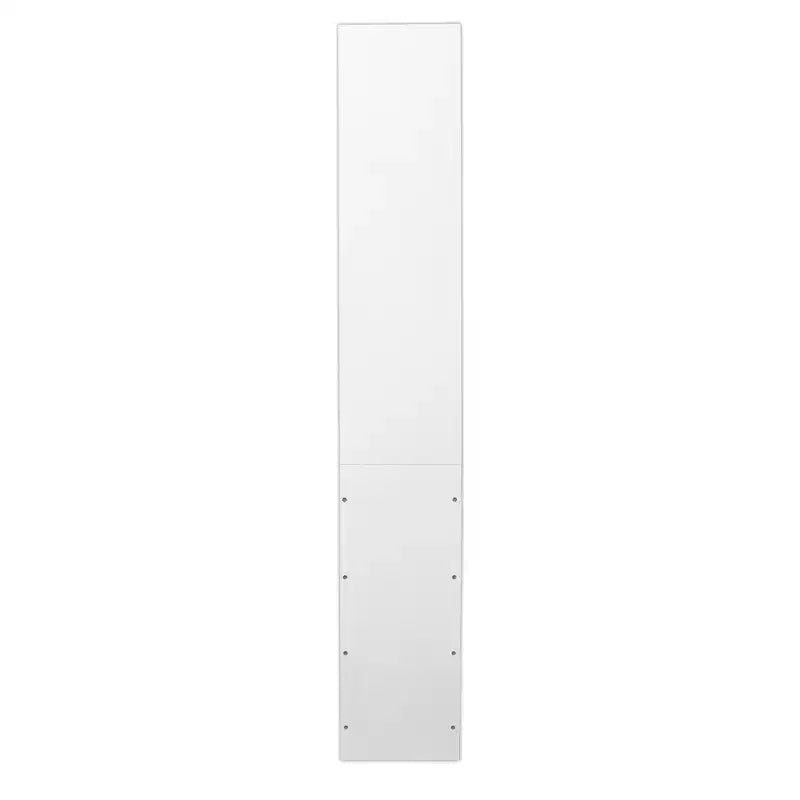 Estantería de madera de 179.9 cm de alto con 4 estantes y 3 cajones