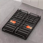 Organizador extraíble para armarios, cajones deslizantes sin taladros para armarios de cocina, estantes extraíbles metálicos para despensa, organizador para armarios de cocina