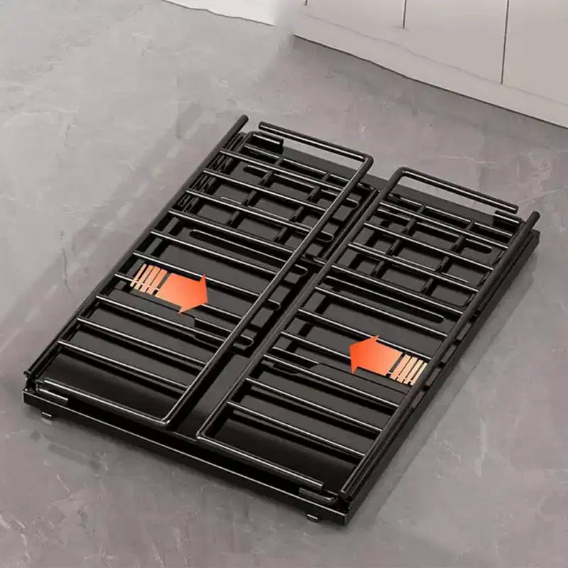 Organizador extraíble para armarios, cajones deslizantes sin taladros para armarios de cocina, estantes extraíbles metálicos para despensa, organizador para armarios de cocina