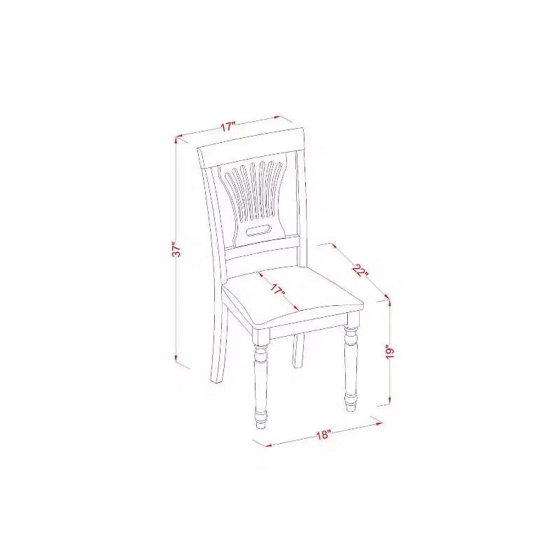 Mesa de comedor de madera maciza con acabado de suero de leche y cerezo