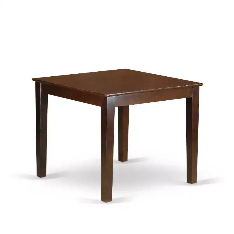 Mesa de comedor cuadrada y sillas Parson - Tela de lino - 36x36 pulgadas