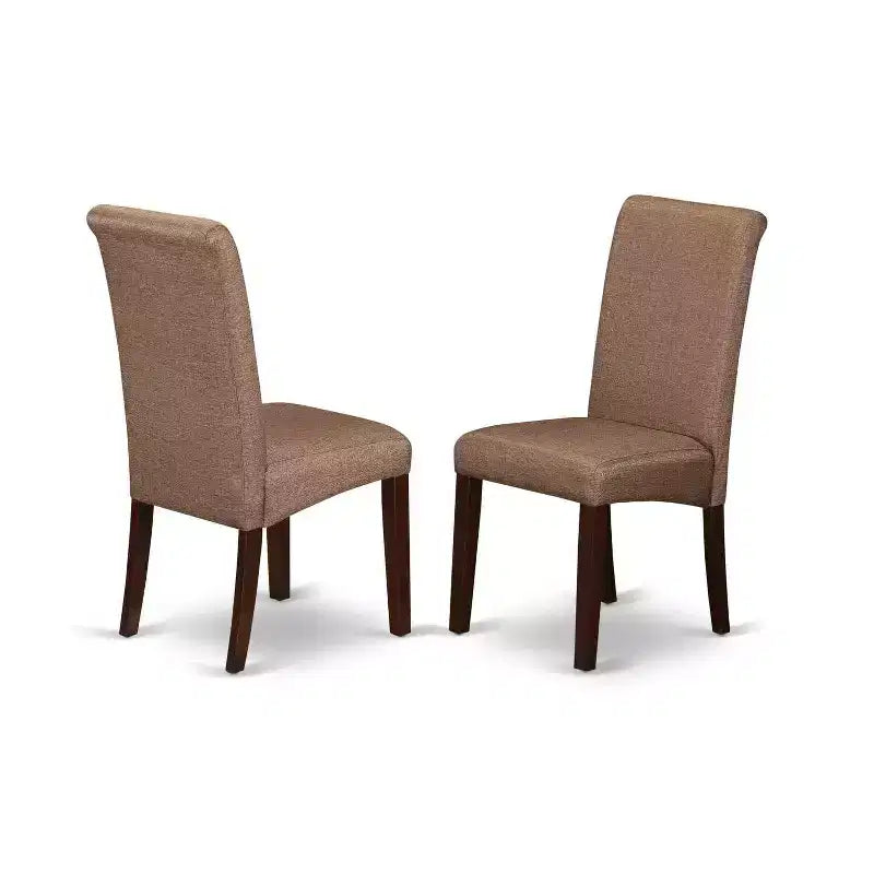 Mesa de comedor cuadrada y sillas Parson - Tela de lino - 36x36 pulgadas