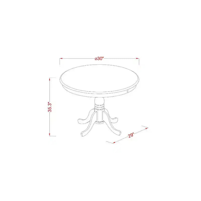 Mesa y sillas de comedor de altura de mostrador - Cocina moderna