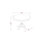 Mesa y sillas de comedor de altura de mostrador - Cocina moderna