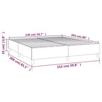 Base de cama de piel sintética negra, contrachapado, madera de ingeniería Queen