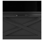 Mueble de TV de estilo rústico de 70 pulgadas para televisores de 60/70/80 pulgadas, centro de entretenimiento LED con armarios de almacenamiento, consola multimedia para sala de estar