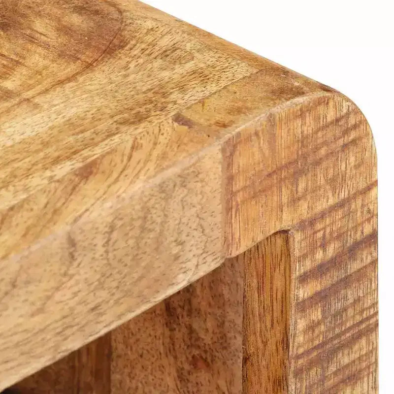 Mesa auxiliar/de noche con patas de madera maciza para dormitorio