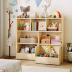 Organizador de almacenamiento de juguetes, estantería para niños, mueble de almacenamiento de juguetes, estantería para niños pequeños para habitación infantil, dormitorio, guardería, sala de estar