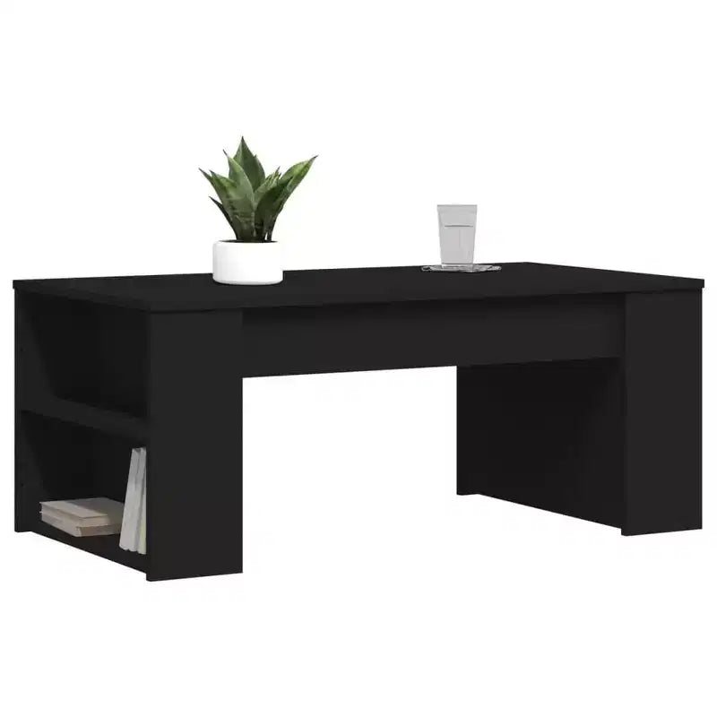 Mesa de centro blanca de madera manufacturada, mesa auxiliar pequeña