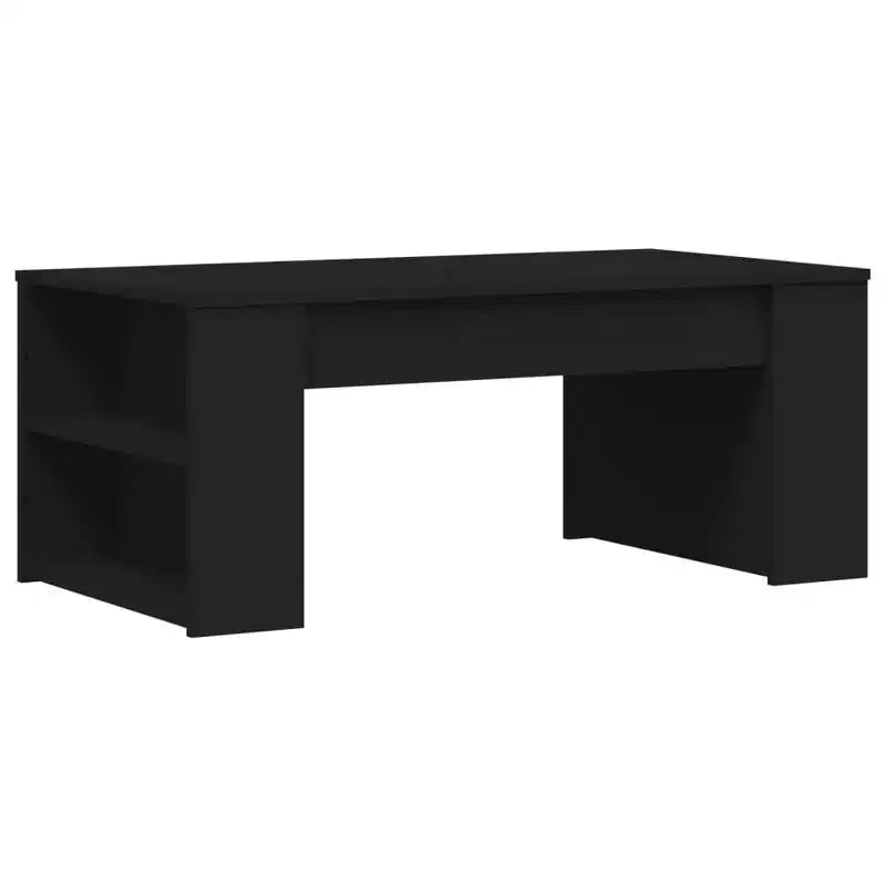 Mesa de centro blanca de madera manufacturada, mesa auxiliar pequeña