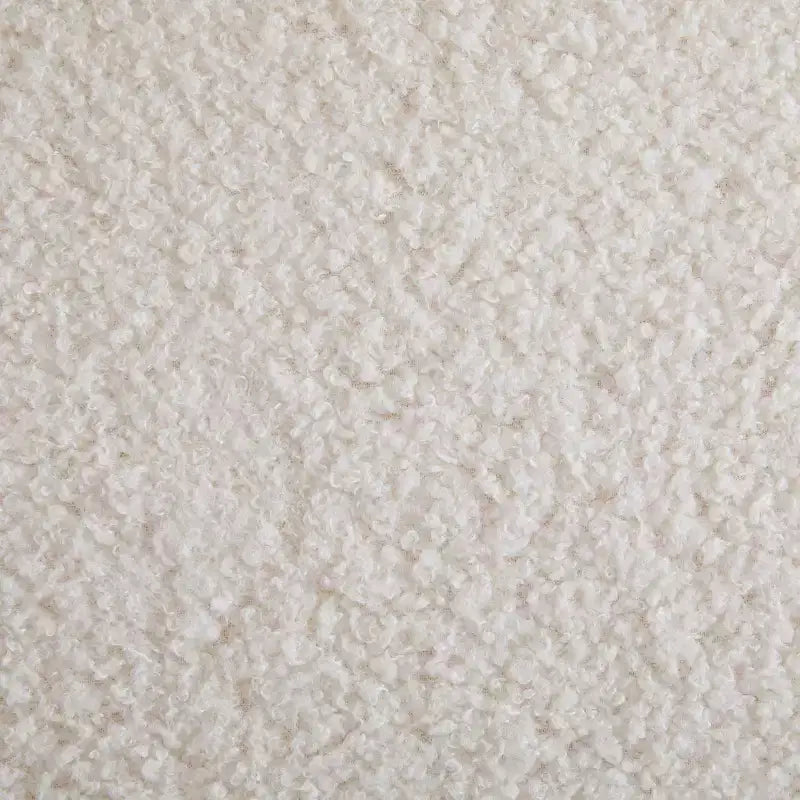 Sillón moderno de Boucle, marco de madera maciza, respaldo enrollado, tapicería suave y duradera, sala de estar, dormitorio, oficina