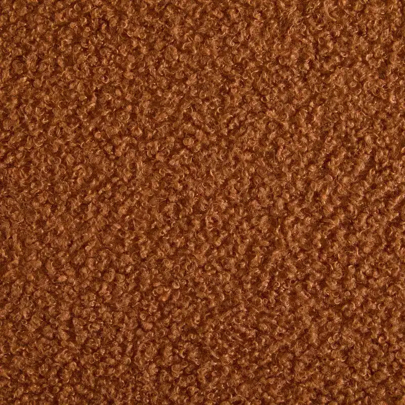 Sillón moderno de Boucle, marco de madera maciza, respaldo enrollado, tapicería suave y duradera, sala de estar, dormitorio, oficina