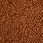 Sillón moderno de Boucle, marco de madera maciza, respaldo enrollado, tapicería suave y duradera, sala de estar, dormitorio, oficina