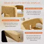 Sillas de comedor modernas tapizadas en chenilla con diseño de barril y estructura de madera, sillones decorativos para cocina, comedor o salón