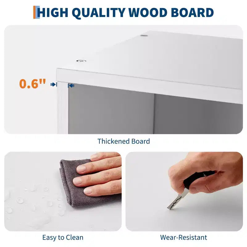 Estantería Industrial de 6 Niveles, Librero Alto con Capacidad de 35 Libras por Estante y Diseño Antivuelco para Sala de Estar, Oficina o Almacenamiento en Dormitorio