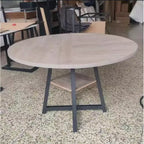 Round MDF & Iron Dining Table (New Model)