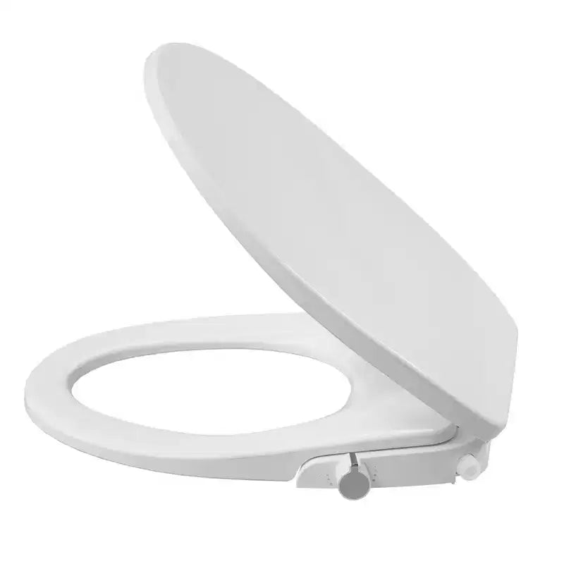 Acekool Non Electric Bidet Toilet Seat Elongated with Dual Self Cleaning Nozzles Soft Close Lid Adjustable Water Spray