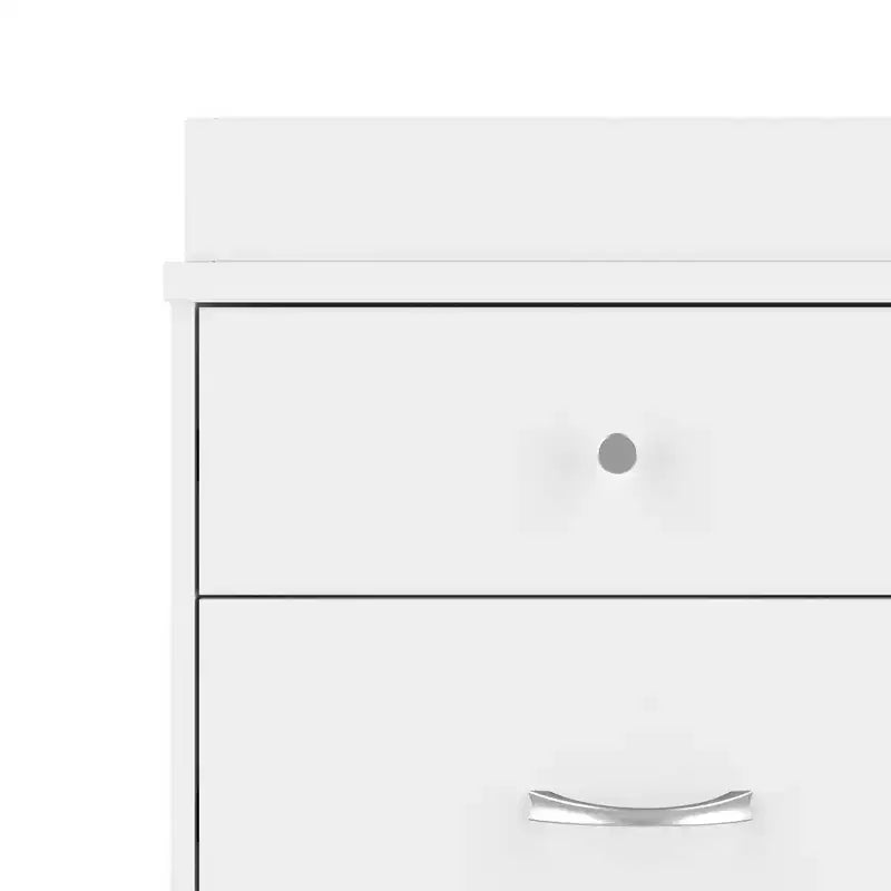 Cómoda de 3 cajones para guardería o dormitorio, amplio espacio de almacenamiento, kit antivuelco incluido para evitar que se caiga, no tóxico, acabado seguro para bebés