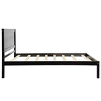 Base de cama Alvarez con cabecero y soporte de láminas de madera
