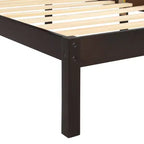 Base de cama Alvarez con cabecero y soporte de láminas de madera