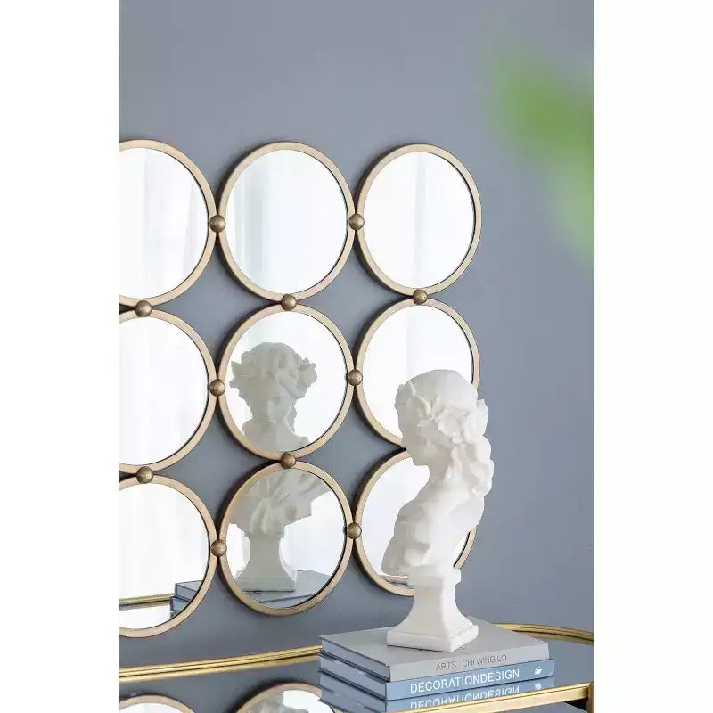 Espejo de Pared Decorativo Minimalista Contemporáneo de 27.2 Pulgadas