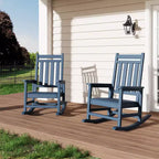 2 mecedoras para exteriores, mesa auxiliar para patio, mecedoras para patio, jardín, césped
