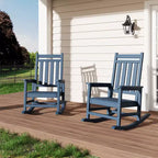 2 mecedoras para exteriores, mesa auxiliar para patio, mecedoras para patio, jardín, césped