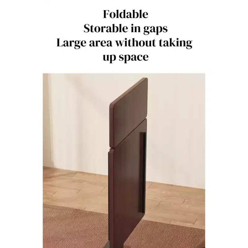 Mesita de Noche Plegable, Mesa Auxiliar Móvil con Ruedas para Portátil, Inclinable con Ruedas, Altura Ajustable, para Portátil, Cama, Mesa Auxiliar, Nogal
