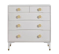 Divine 38 White 5-Drawer Chest