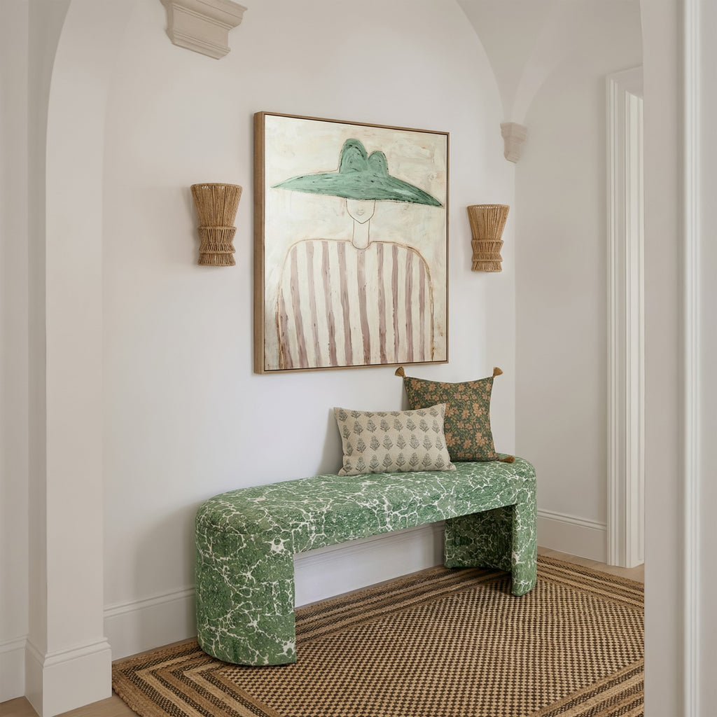 Greenspace 39 Rounded Upholstered Bench