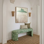 Greenspace 39 Rounded Upholstered Bench