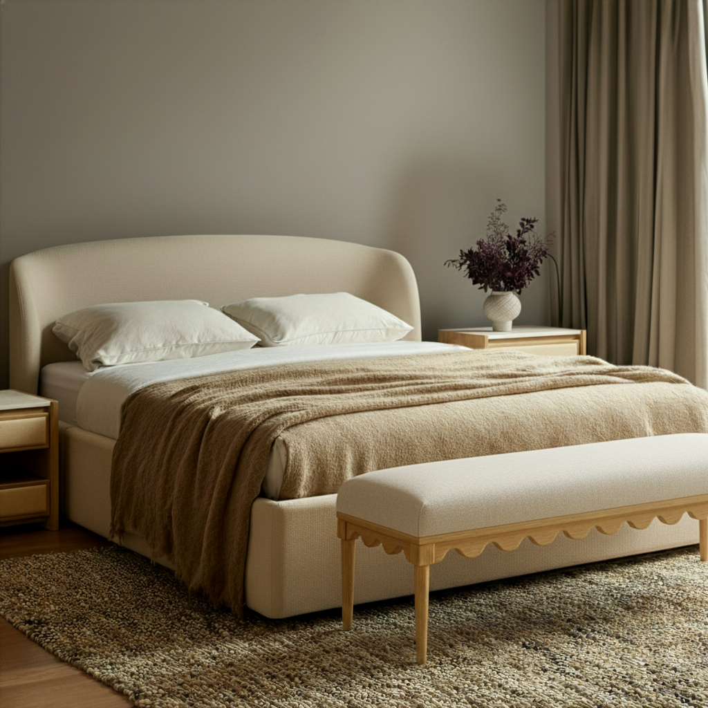 Oodle 56.5 Performance Vegan Mohair Bench