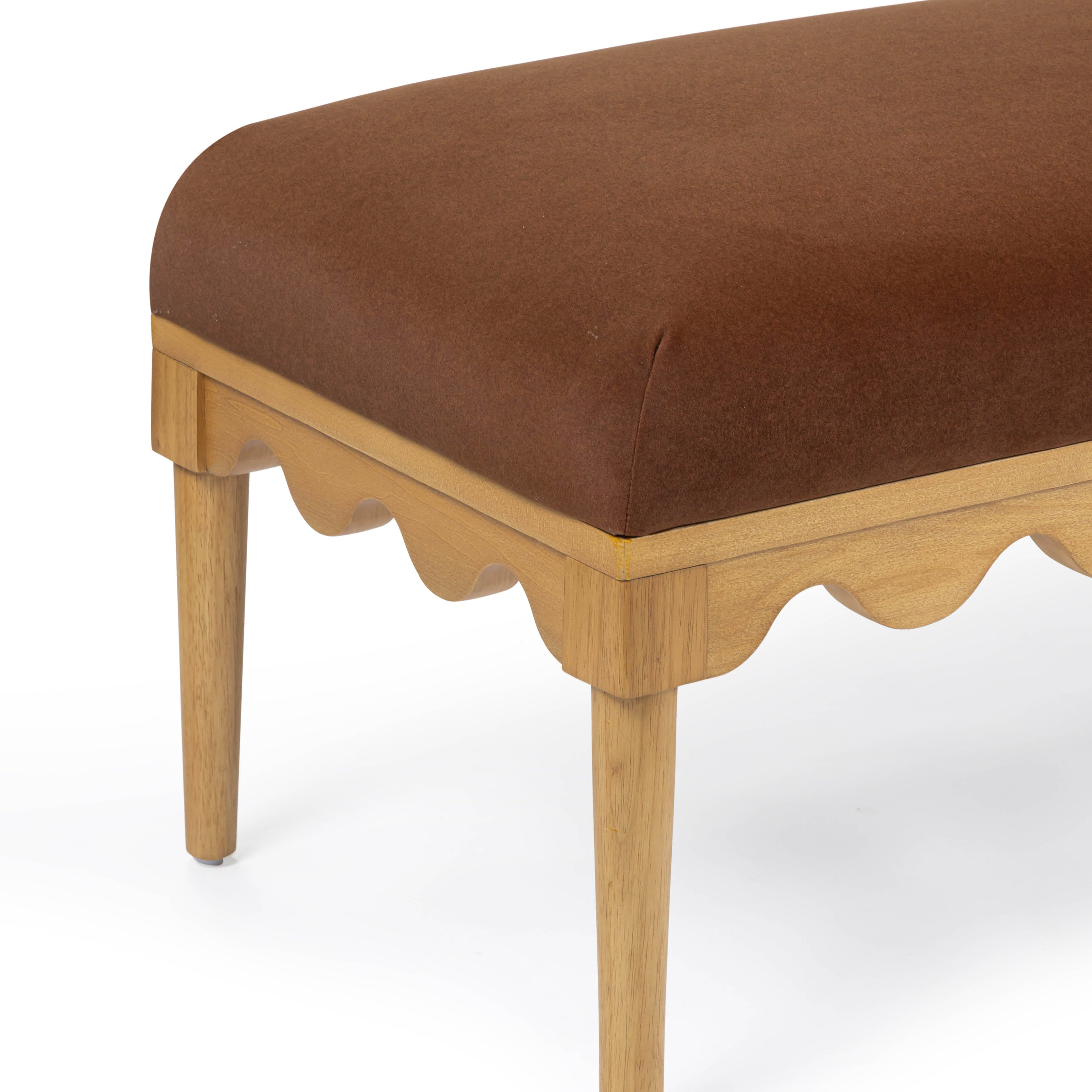 Oodle 56.5 Performance Vegan Mohair Bench