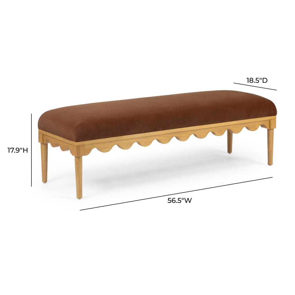 Oodle 56.5 Performance Vegan Mohair Bench