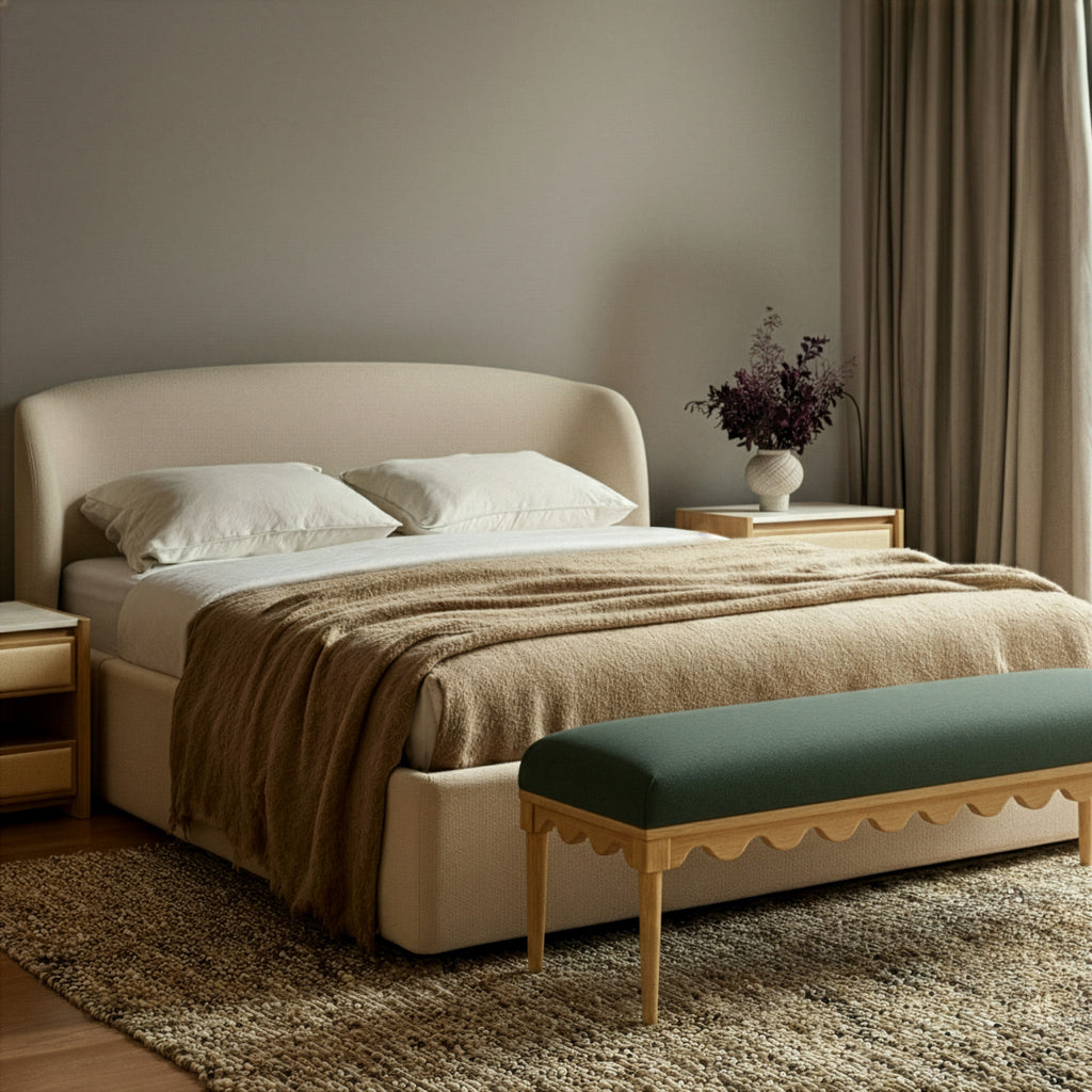 Oodle 56.5 Performance Vegan Mohair Bench