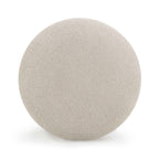 Pucker Warm Grey Performance Boucle Ottoman