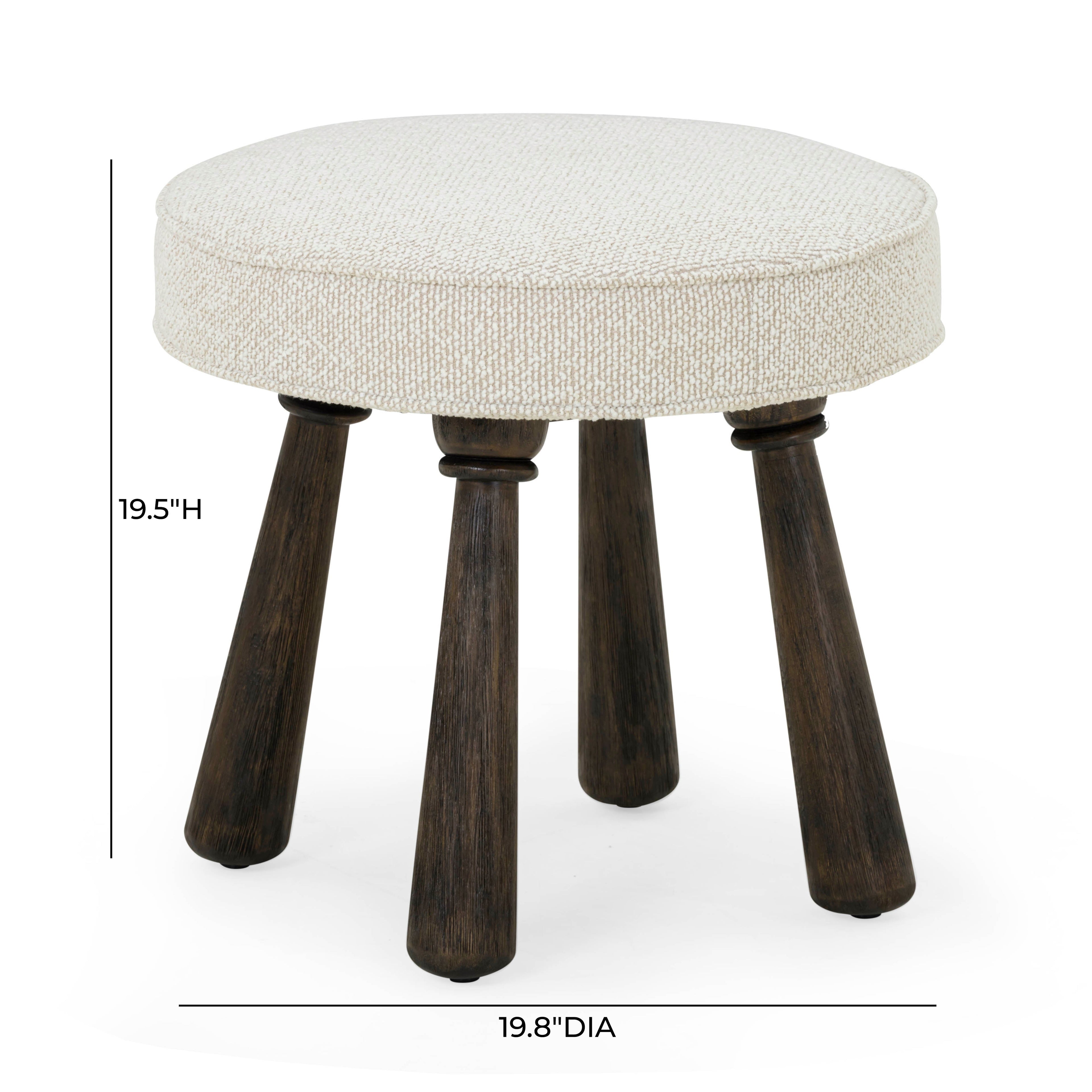 Pookie Performance Boucle Accent Stool