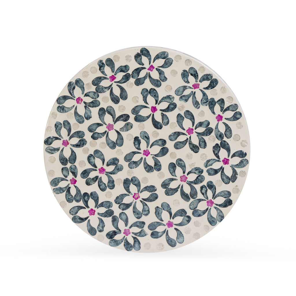 Lorna Capiz Shell Accent Stool