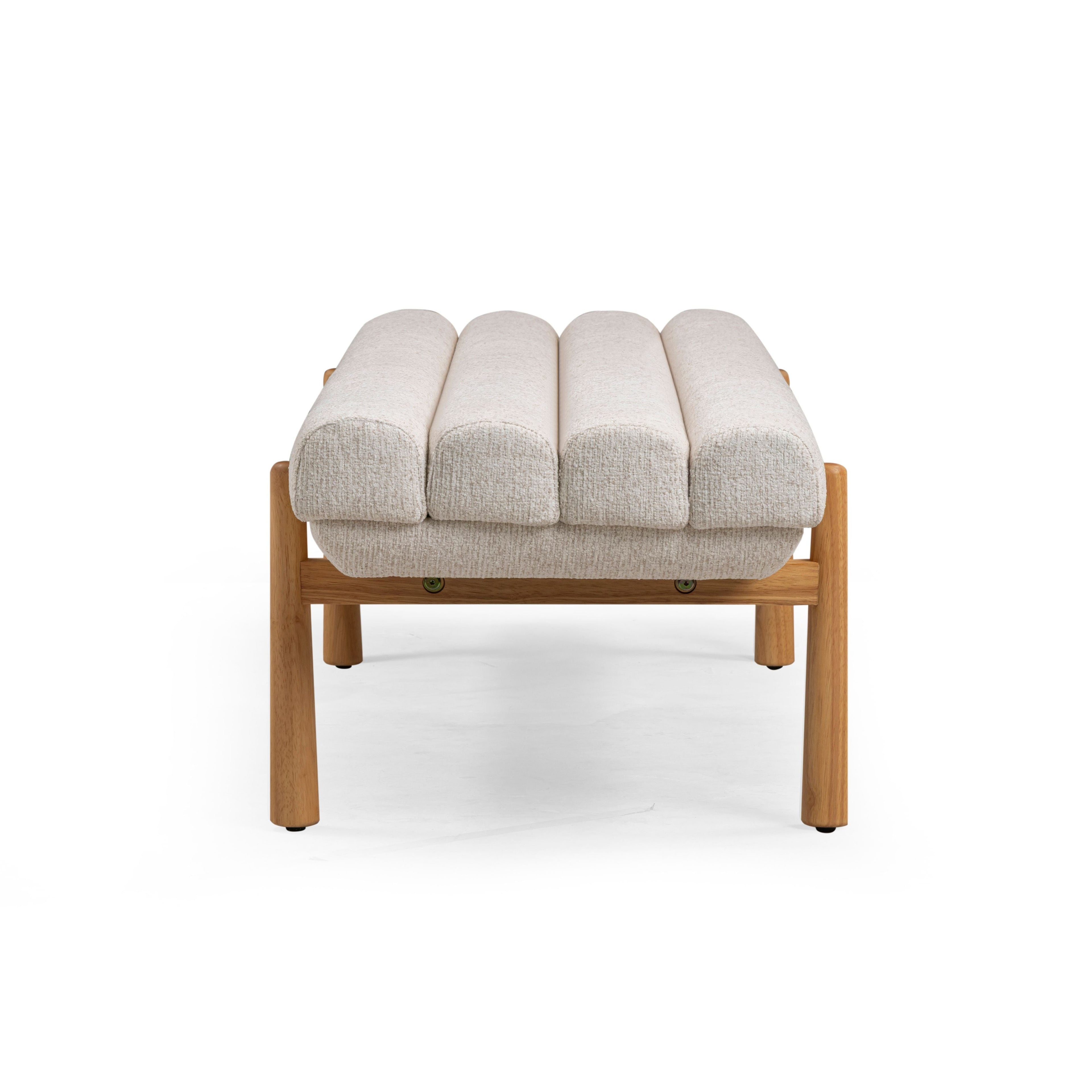 Julianna 56 Textured Performance Fabric Bench