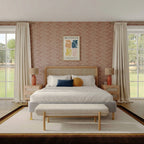 Julianna 56 Textured Performance Fabric Bench