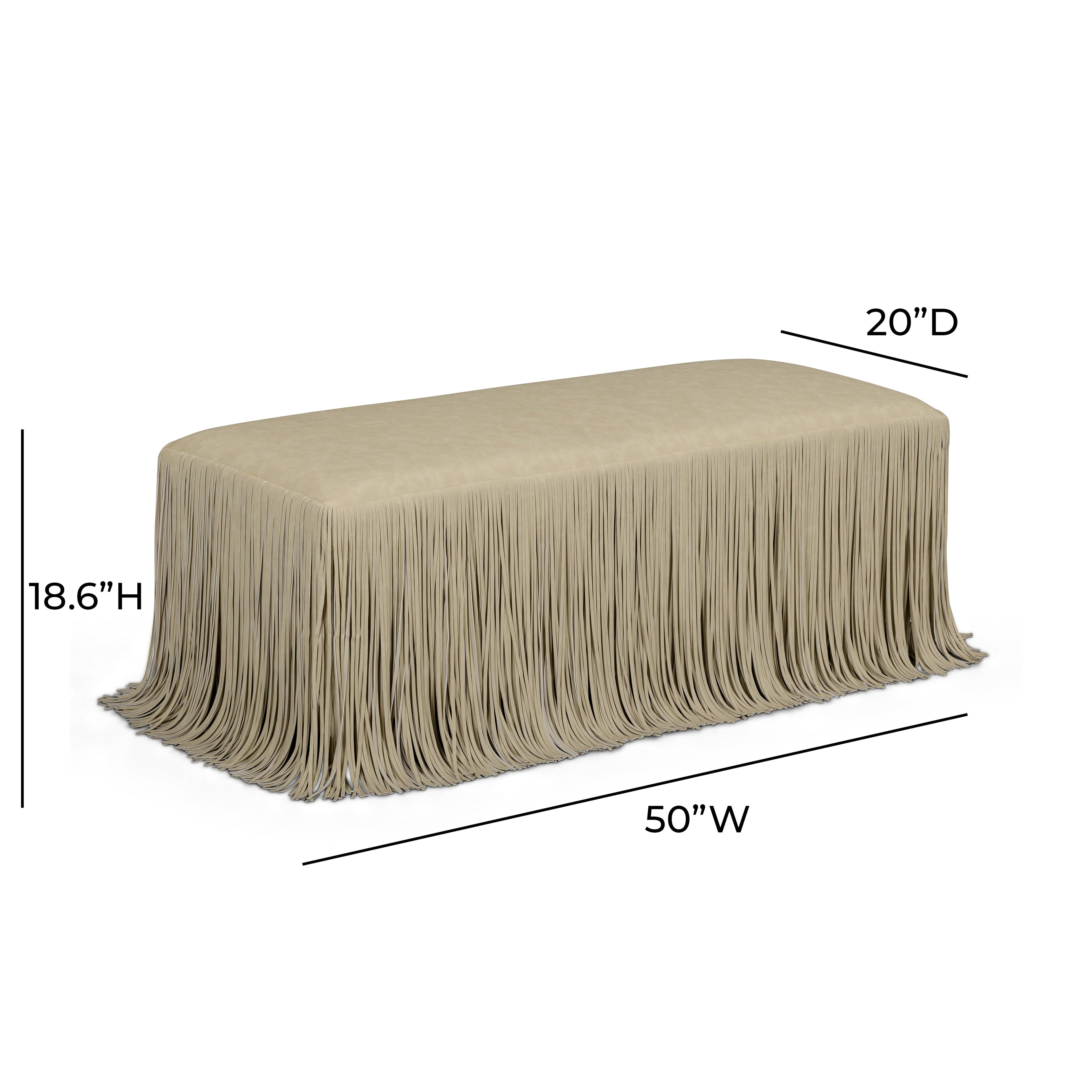 Shag Me 50 Performance Vegan Leather Bench