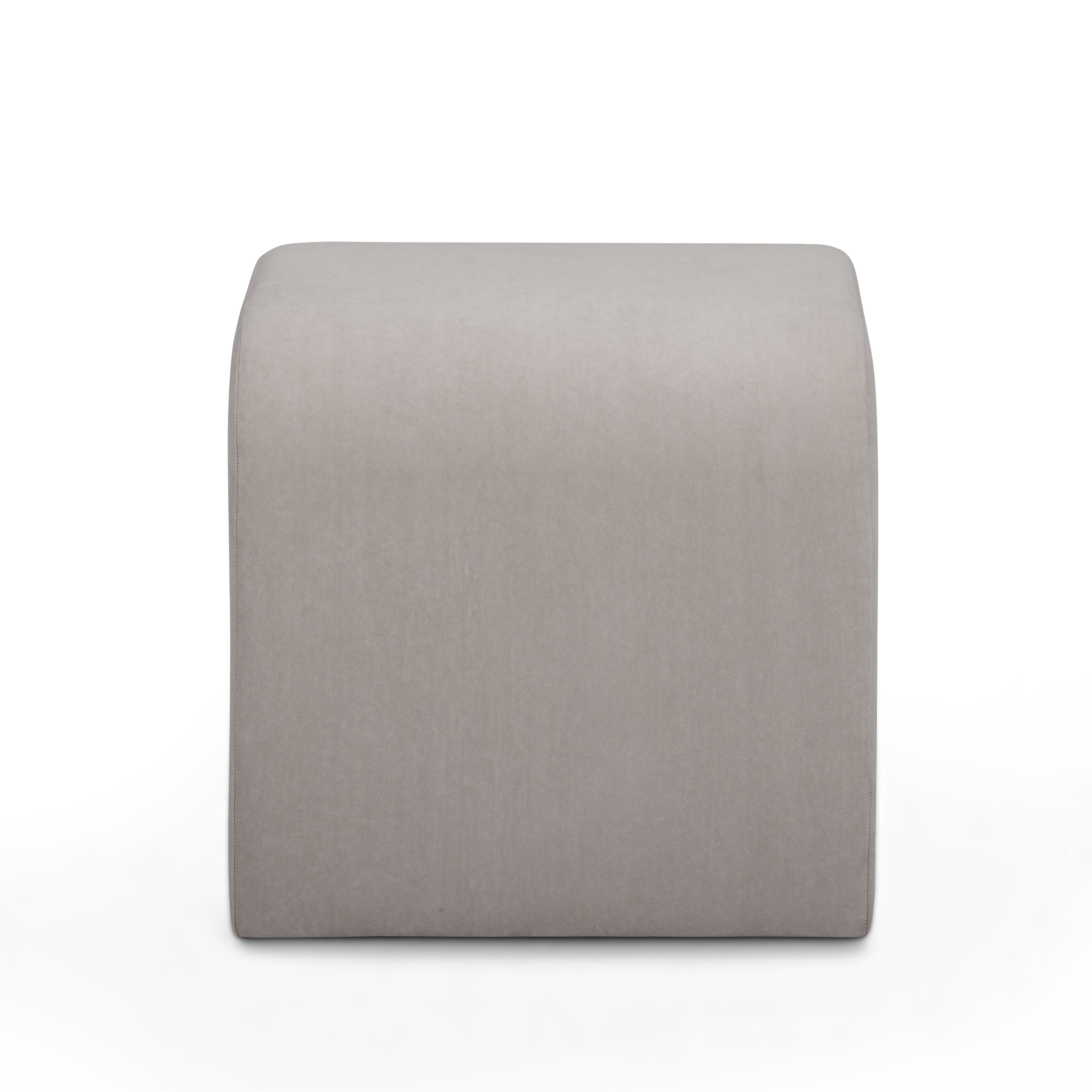 Desi Performance Velvet Ottoman