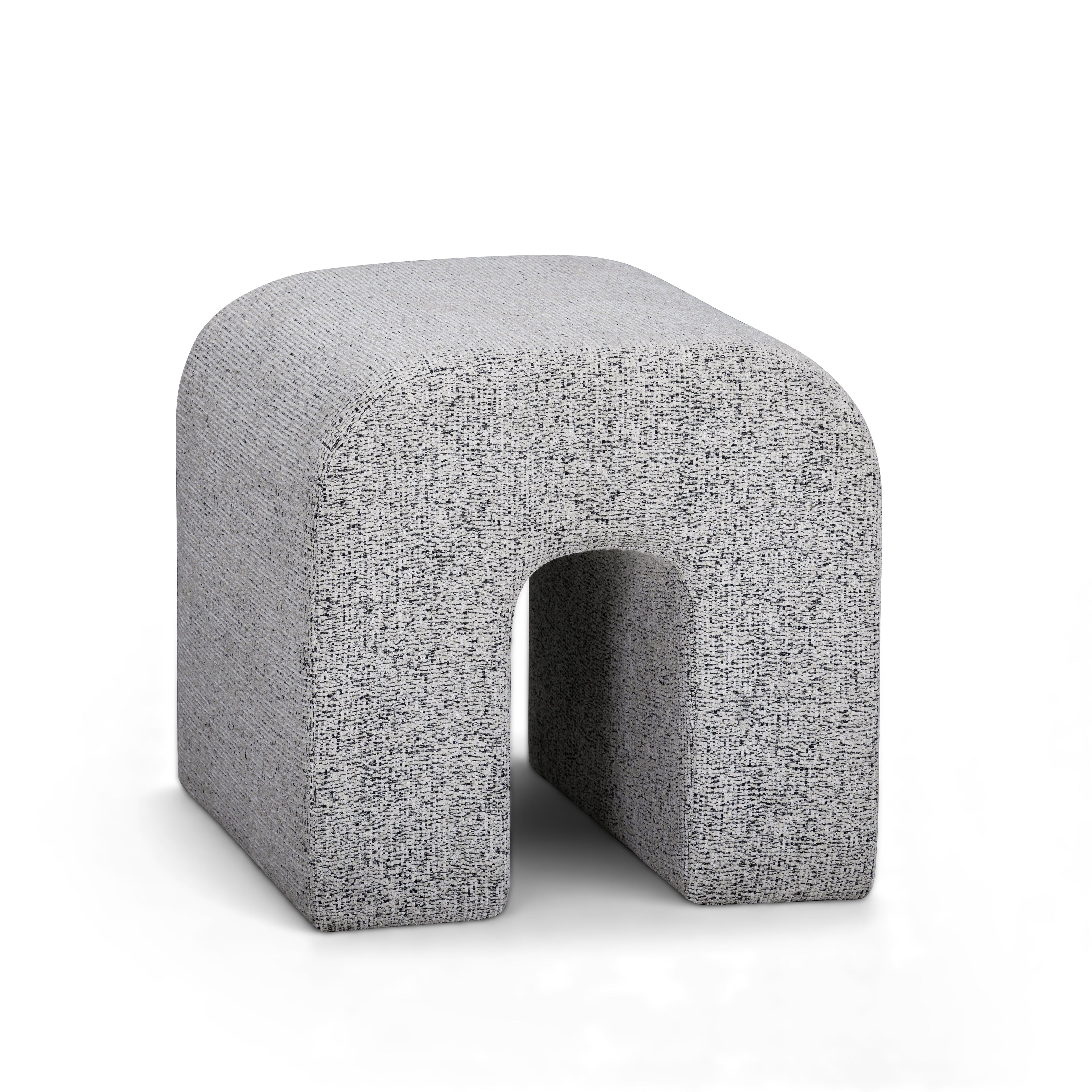 Desi Woven Performance Fabric Ottoman