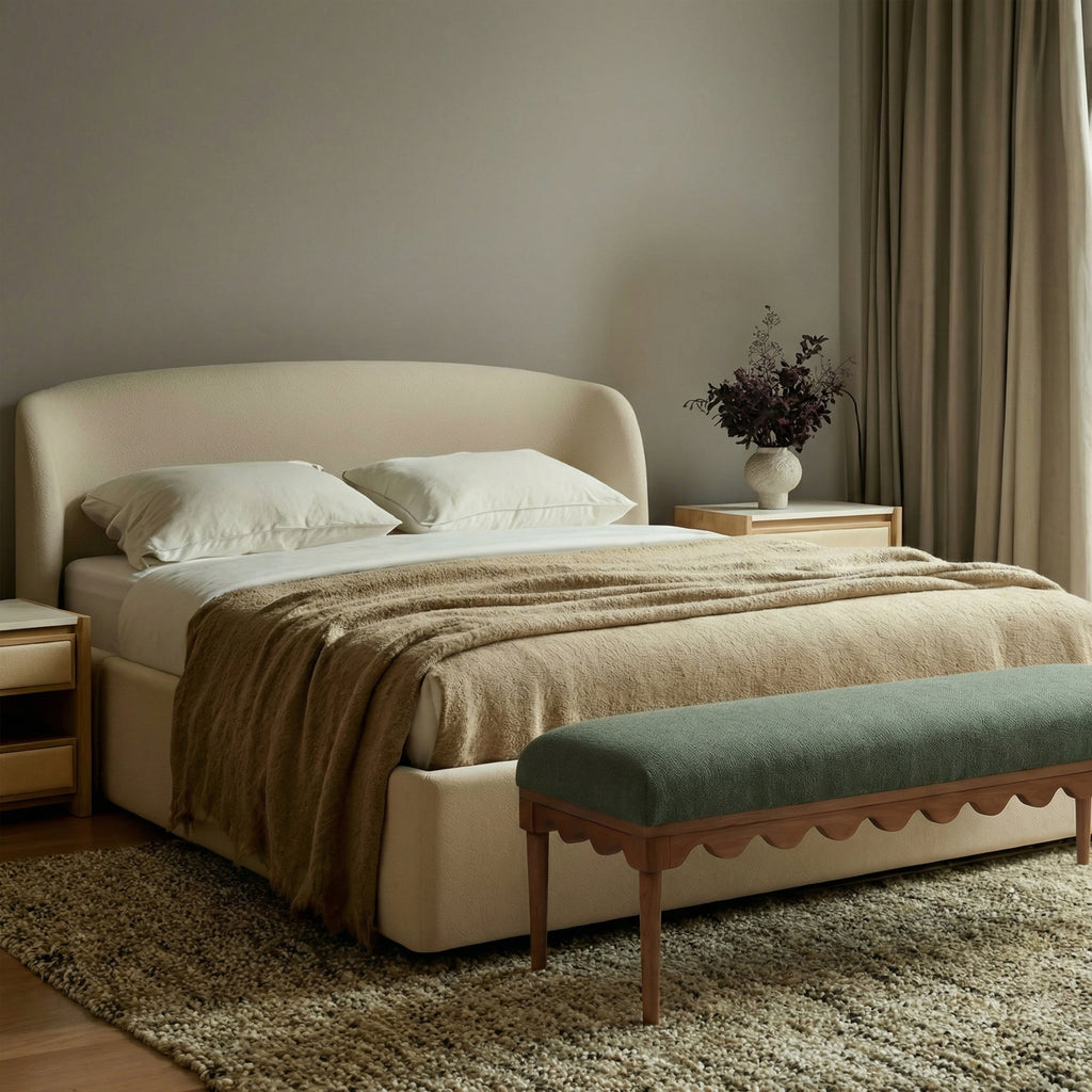 Oodle 56.5 Performance Vegan Mohair Bench