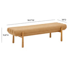 Julianna 56 Textured Performance Fabric Bench