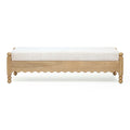 Thelma 56 Cream Performance Basketweave Bench