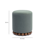 Dex Performance Vegan Mohair Ottoman