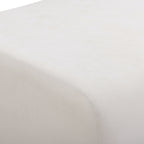 Zenith Contract-Grade Upcycled Fabric Ottoman